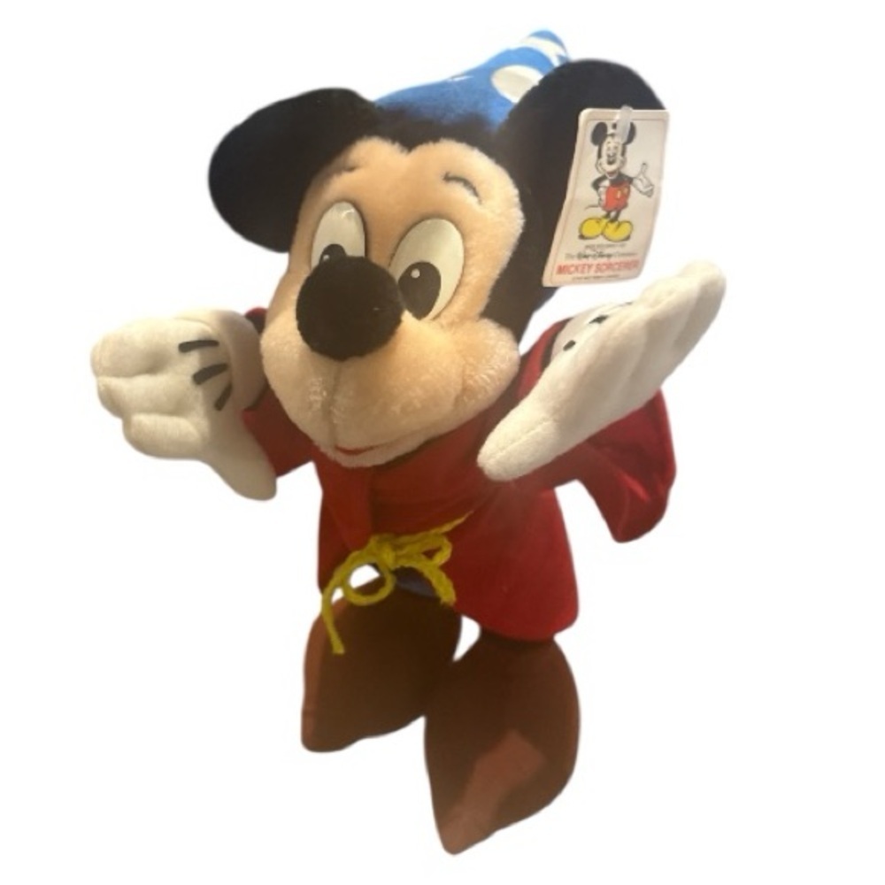vintage with tag Disney Mickey Sorcerer Plush
